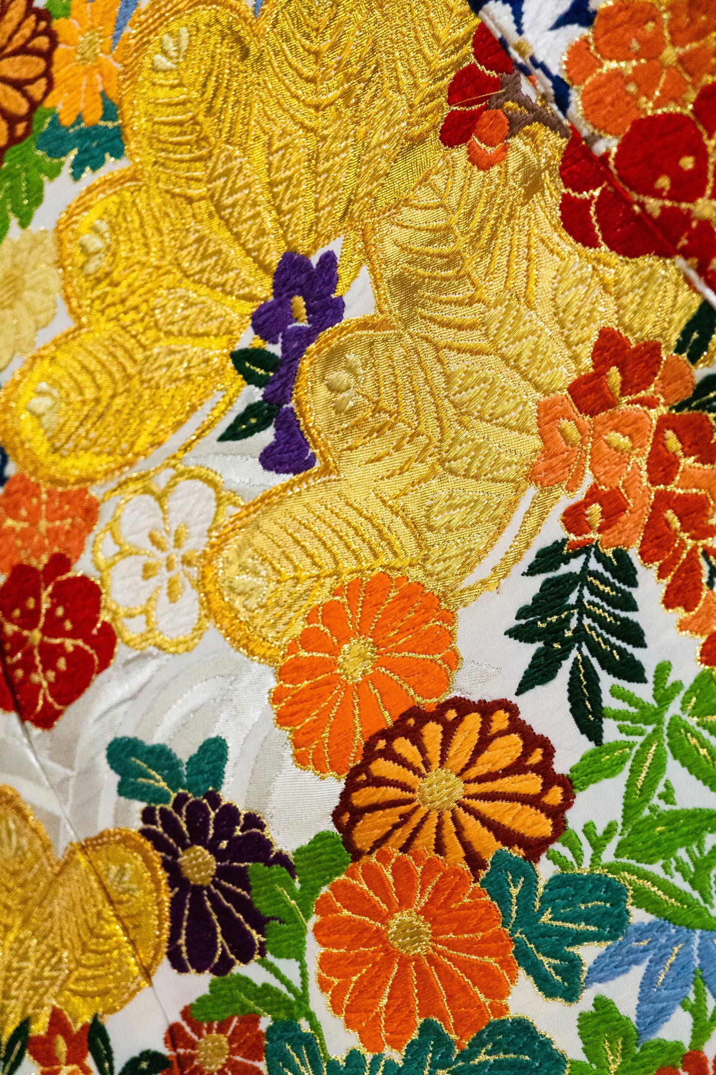 Chrysanthemums Fabric